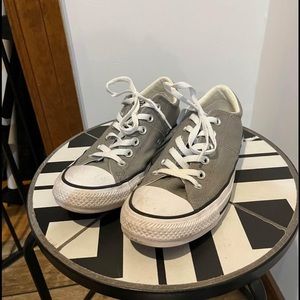 Green Converse sneakers